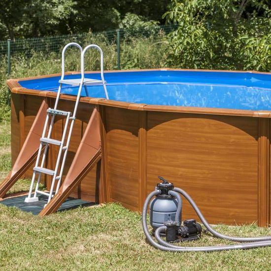 Kit de filtration Vipool pour piscine jusqu'à 100m3 avec verre