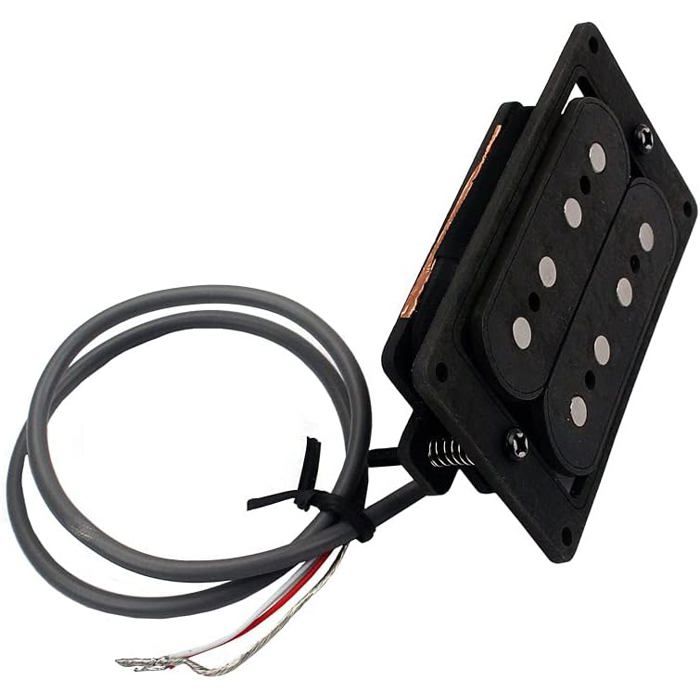 Alnicov Lot De 2 Micros Humbucker Pour Guitare LP - Double Bobine Scellés - Chromé Avec Vis De Montage