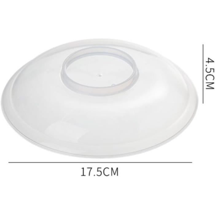 Couvercle Micro-ondes Avec Réservoir D'Eau - Tapis Chauffage Anti-Éclaboussures, Couvercle Ventilé Central, Multifonction Pour Réchauffer Et Protéger Vos Plats