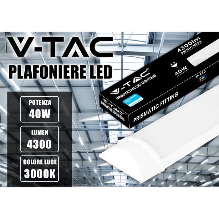 RÉGLETTE LED LINÉAIRE V-TAC Innovant réglette LED Linéaire prismatique ...