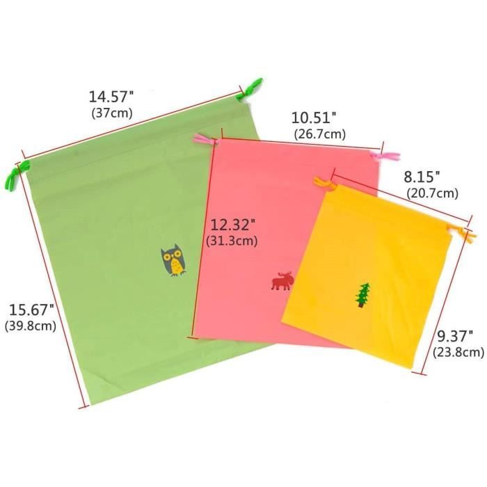 LZYMSZ 12 PCS Sacs De Stockage Sous Vide, Sacs De Rangement