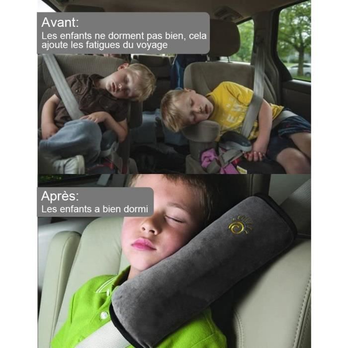 Paire de protection de ceinture de sécurité, housse d'épaule, respirante,  coussin de rembourrage, oreiller pour enfants, voyage, intérieur de voiture  - AliExpress