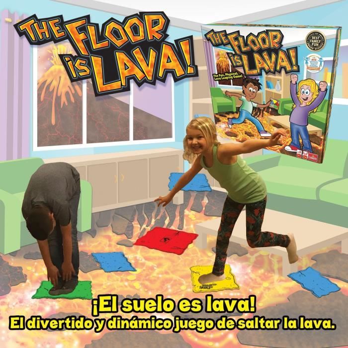 Floor is lava - Jeu de soci?�t?� - GOLIATH - A partir de 5 ans - Cdiscount Jeux - Jouets