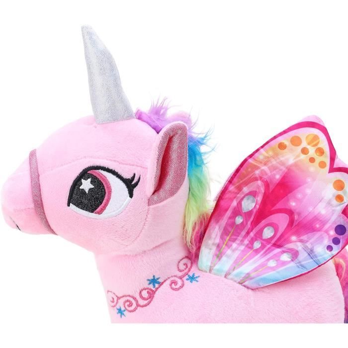 Toyland Peluche Licorne 39 cm Peluche Douce pour Enfants Queue Arc en Ciel et Ailes metalliques Convient des la Naissance 133 Cdiscount Jeux Jouets