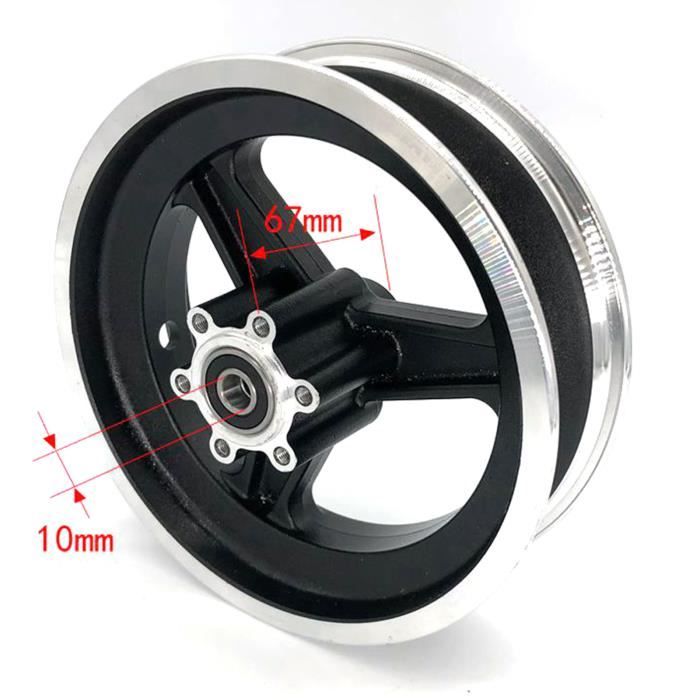 VBESTLIFE Moteur de Moyeu de Roue, Alliage D'aluminium 24V 350W Accessoire de Moteur de Moyeu de Roue de Pneu de Scooter électrique de 10 Pouces