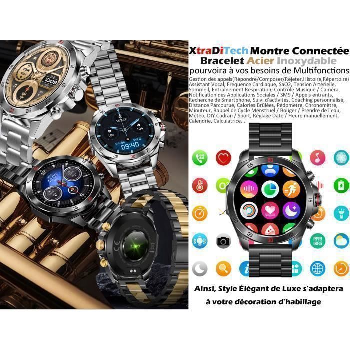 Lot De 3 Montres-bracelets Homme Boca Classics - Avec étui De Présentation - Occasion