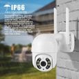 Camera Surveillance 1080P WiFi, Camera IP Audio Bidirectionnel, Détecteur de Mouvement, Vision Nocturne, IP66-2