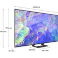 SAMSUNG UE55BU8505K - TV LED 55" (140cm) - Crystal UHD 4K 3840x2160 - Smart TV - Gaming Hub - HDR10+ - 3xHDMI-2