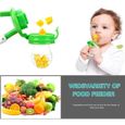 4pcs Tétines d'Alimentation pour Bébé et Tout-Petit - sans BPA - Anneau Dentition Fruit Grignoteuse Appétissantes-2