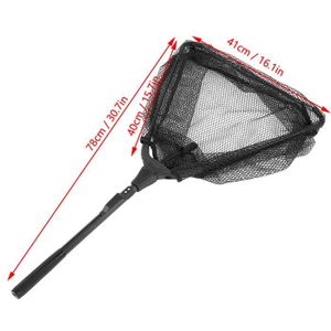 Épuisette De Pêche Télescopique 78 Cm - Filet Pliable Pour Carpe Truite Kayak