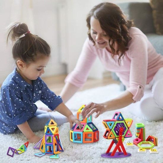 Coodoo Blocs de construction magnétiques pour les tout-petits et les enfants, jouets Montessori préscolaires cadeaux pour les enfants de 3 ans et plus Coodoo Blocs de construction magnétiques pour les tout-petits et les enfants, jouets Montessori préscolaires cadeaux pour les enfants de 3 ans et plus