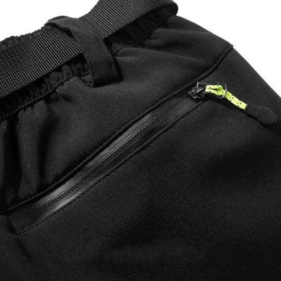 DAFENP Pantalon Ski Randonnée Femme Imperméable – Softshell Chaud Doublé Polaire, Taille Ajustable, Poches Zippées, Outdoor Hiver