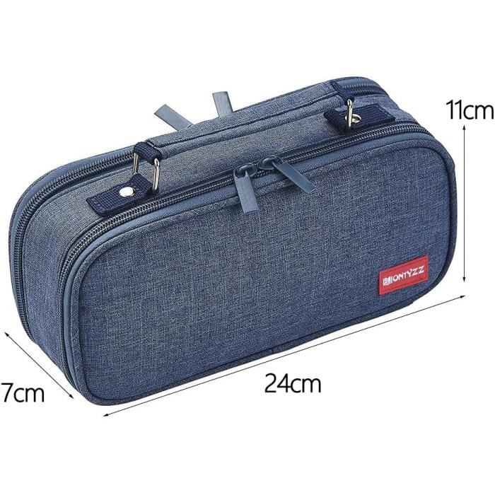 Trousse D'École XL Dakine - Grande Capacité, Poche Intérieure Zippée, 5 Boucles - Polyester Recyclé