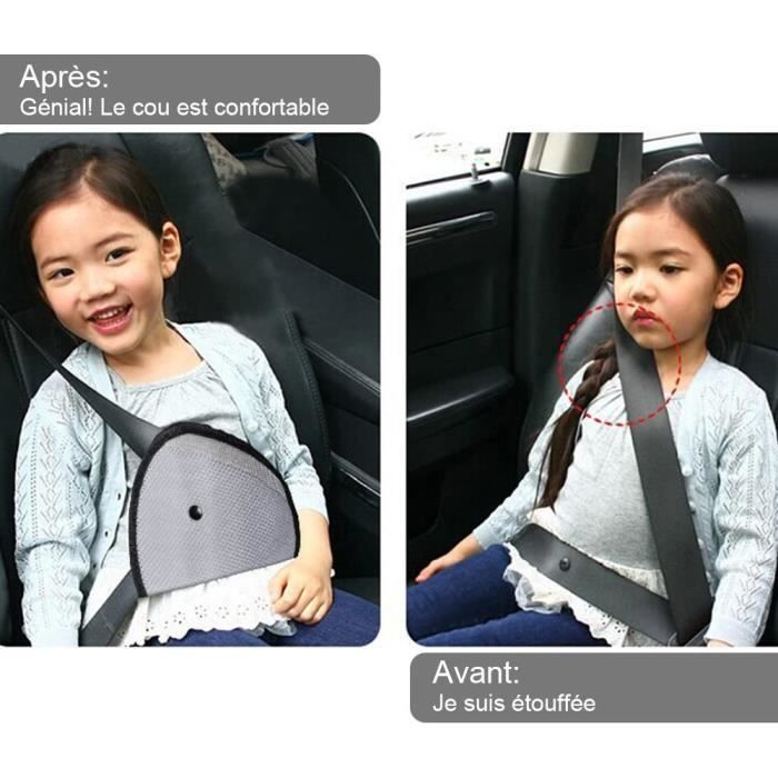 Coussin de Ceinture de Sécurité pour Voiture Epaule, Protège Ceinture de Sécurité  Enfant,Coussin Dép