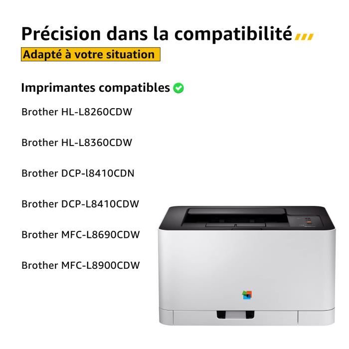 Brother MFC-L8690CDW + TN-421 - Imprimante laser Brother sur