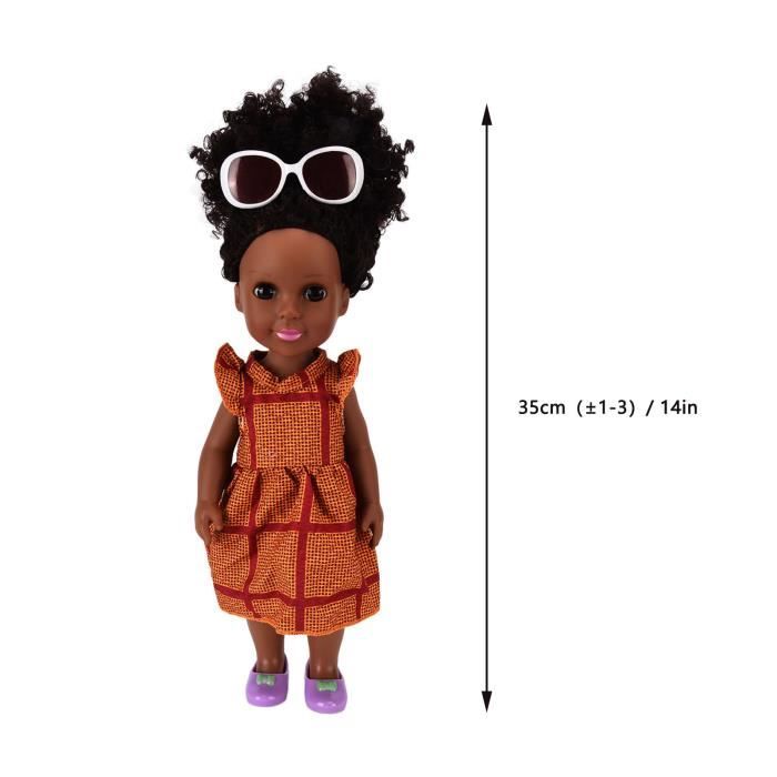 Generic Poupée Afro Skinny Elya Pour Enfant - Prix pas cher