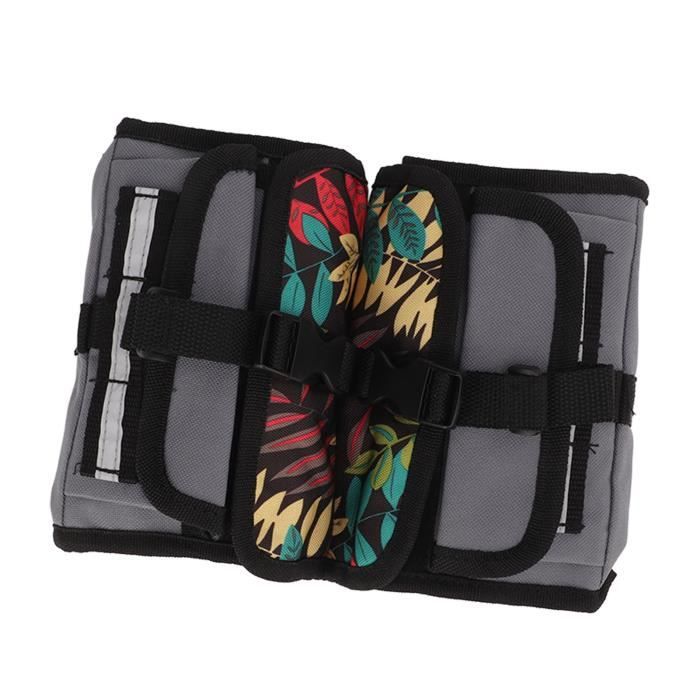 UQMIQURA Sacoche De Selle étanche Et Réfléchissante – VTT, Route, Noir, 15x7,5x10,5 Cm