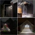 INGSHOP© Lampe de couloir de jardin 100LED extérieur à éclairage solaire de sécurité avec détecteur de mouvement-3