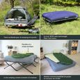 Lit de camp avec tente 2 pers.- Skandika Haug - Tente-lit de Camping, Matelas Gonflable, étanche, lit d'extérieur, Max 160 kg-3