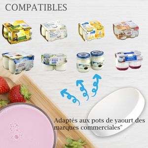COUVERCLES X6 POUR YAOURTIÈRE SEB