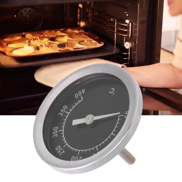 Dioche Thermomètre de gril Four à aliments à cadran de thermomètre à gril  en acier inoxydable 50-400 ℃ thermomètre - Cdiscount Maison