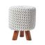 22 x 24 x 25 cm Petit banc Tabouret carr/é en bois massif Tendance