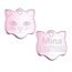 Version Rose S Mignon Chaton Visage Pet Chat Etiquette D Identification Personnalisee Graver Des Etiquettes Animaux Nom Cdiscount