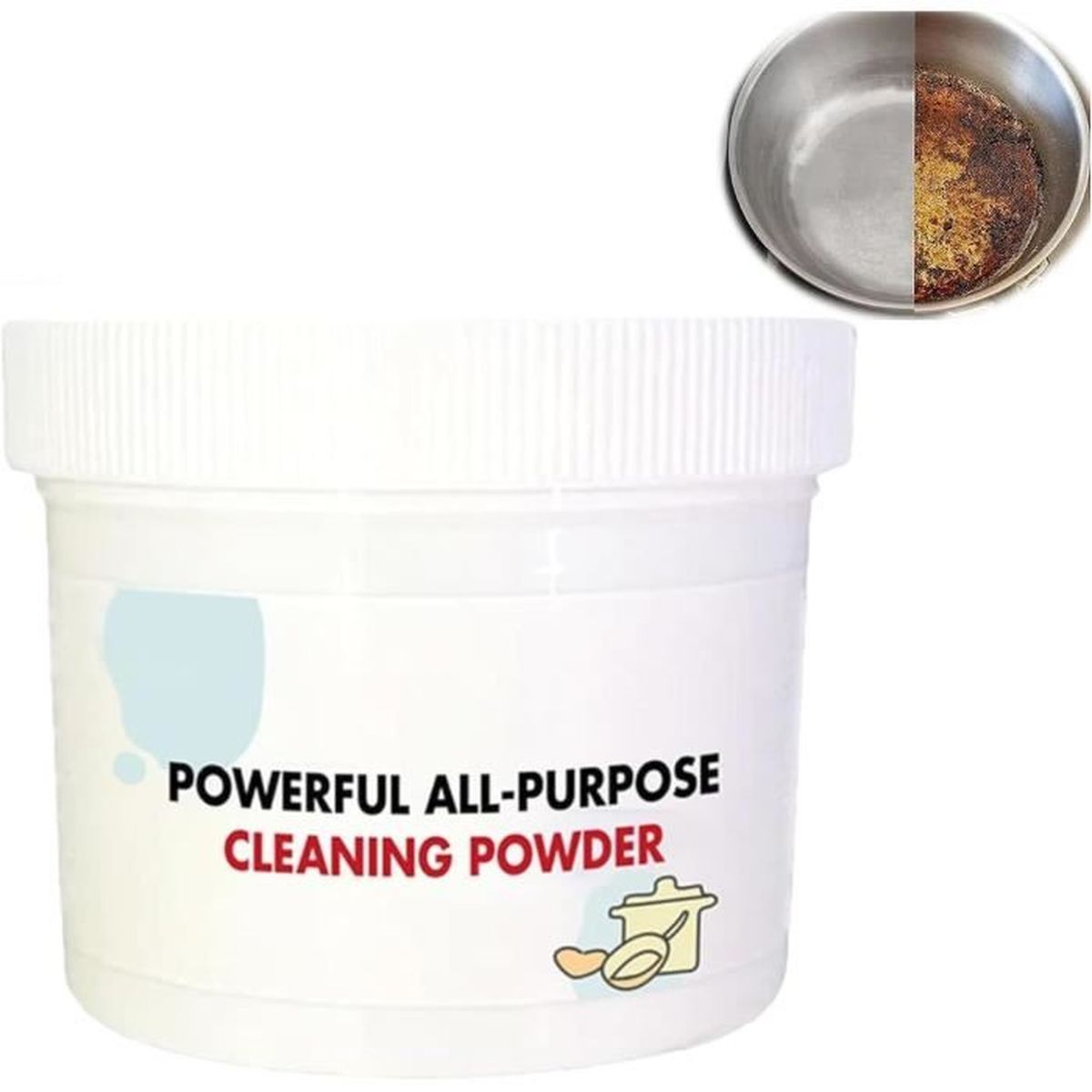 Powerful Kitchen AllPurpose Powder Cleaner,Household Multifunctional