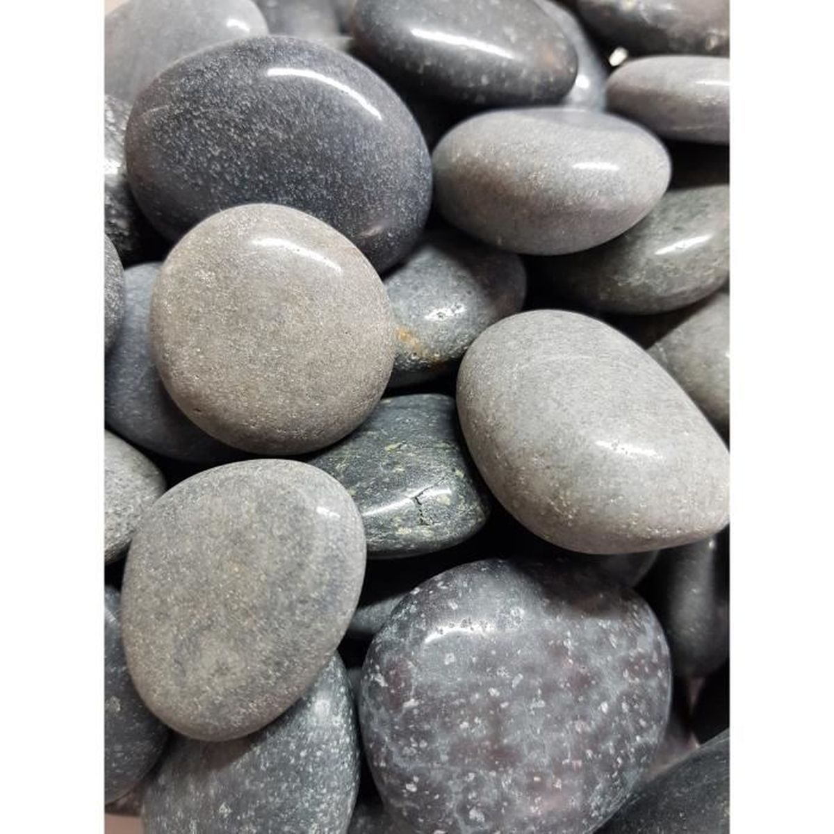 5 Kg Galets Polis 2 5 5 Cm Gravier Brillant Decoratif Cdiscount Jardin