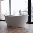 Baignoire îlot ovale - SPALINA - NEROON 2.0 L - 170x80 cm - Acrylique - Finition brillante