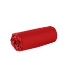 MADE IN FRANCE Drap housse - 140 x 190 cm - 100% coton - 57 fils - France - Bordeaux