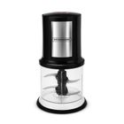 Kitchencook - Mini hachoir électrique 500ml - 2 lames en acier inoxydable - Bol gradué - Vitesse rotation 27000trs/min