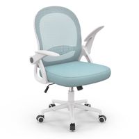 Fauteuil De Bureau Sans Accoudoirs Vinsetto – Ergonomie Et Confort En Maille Respirante, Hauteur Réglable Et Pivotant à 360°