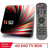 Ue Plug - Box TV 4G 64G - Boîtier Pour Tv Avec 10 Box Télé Intelligente4 K H265 Lecteur Mu