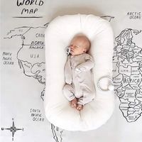 reducteur lit bebe,coussin bébé,Lit de nid portable pour bébé pour filles garçons lit de berceau en coton nouveau-né pépinière na482