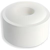 Butoir de sol caoutchouc blanc cylindrique hauteur 25mm diamètre 40mm - AVL - BB44025