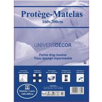 Protège-matelas - Imperméables, absorbant et anti-acariens - 160 x 200 cm