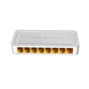 SWITCH - HUB ETHERNET  Prise UE - Plug and Play Game switch 8-Ports Réseau Switch Gigabit Fast Ethernet gigabit switch RJ-45 Interne
