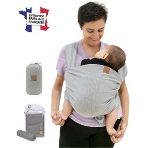 Écharpe de Portage Bébé Confort - Porte-Bébé Souple en Tissu Coton pour  Nourrisson Nouveau Né de 0 à 3 ans (15Kg) - Avec Sac [348] - Cdiscount  Puériculture & Eveil bébé