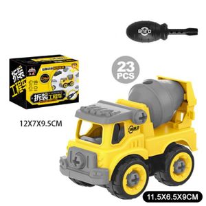 VOITURE - CAMION Camion de mélangeur - Jouets de véhicules d'ingénierie pour enfants, tracteur de construction, bulldozer, mod