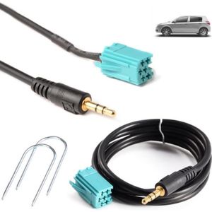 Adaptateur Câble interface AUX-IN Jack 3.5mm pour auto voiture AERZETIX 
