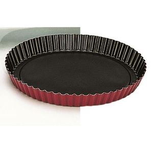 Moule à Tarte Patisse 32 Cm - Antiadhésif Whitford Skandia - Acier, Couleur Argent - Facile à Nettoyer