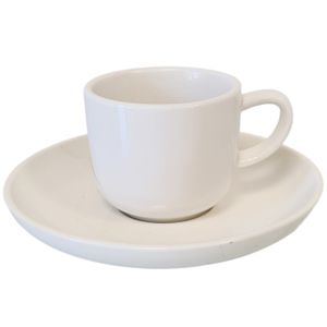 Tasse à Café Avec Soucoupe Momenti – La Porcellana Bianca, Porcelaine Blanche 450ml
