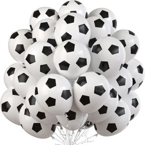 BALLON DÉCORATIF  ® Lot De 35 Ballons De Football, Ballons D'Anniver