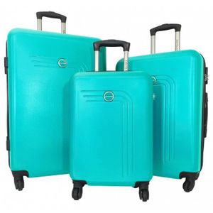 SET DE VALISES Set de 3 valises 20cm-25cm-29cm Abs Bleu - ba10653