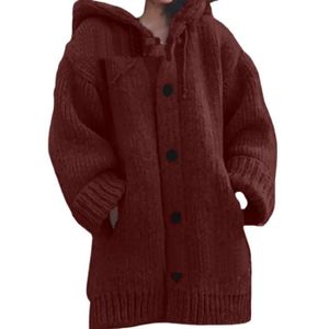 MANTEAU - CABAN MANTEAU - CABAN - PARDESSUS Femme Avec Poche Bouton Couleur Uni Baggy Regular Randonnée Vêtements Outdoor Coat  Lin