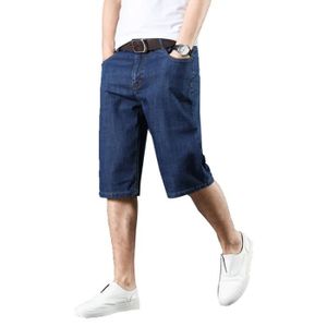Pantacourt homme jean large clearance