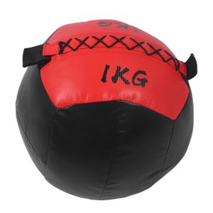 MEDECINE BALL Mxzzand Wall Ball 1KG PU Leather Soft Fitness Exercise Ball