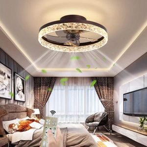 VENTILATEUR DE PLAFOND Muet Ventilateur de plafond avec Lumière LED Éclai