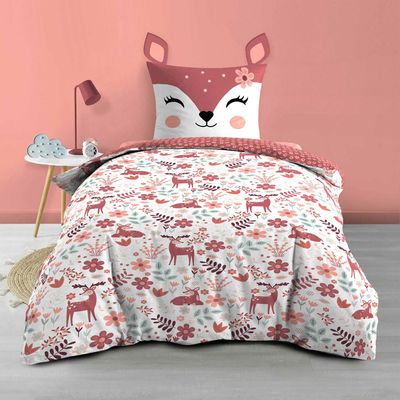 Housse De Couette Pottery Barn Kids – Twin 68x86, Rayures Rugby Rouge & Gris, 100% Coton, Occasion